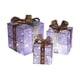 thumbnail image 5 of Cajas De Regalo Iluminadas Navide?as, 3 Uds., Navidad Para A?o Nuevo, Interior, Plateado Y Dorado, 5 of 5