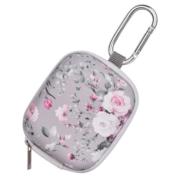 Estuche Antichoque para Auriculares AIRSPO 8,5 x 7 x 3,2 cm Gris y Rosa