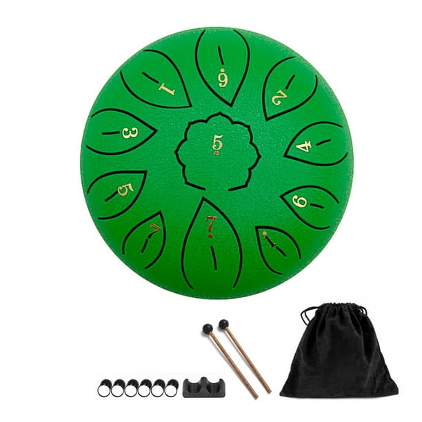 Tambor de lengüetas de acero de 11 notas y 6 pulgadas, con llave C, ideal para principiantes, adultos y niños.