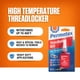thumbnail image 2 of Threadlocker Permatex 27200, rojo de alta temperatura, 10 ml, 2 of 5
