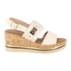 thumbnail image 1 of Sandalia con Taco Chino de Corcho Kim Beige Alquimia, 1 of 7