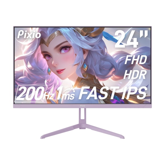 Monitor para videojuegos Pixio PX248 Wave Purple 24" FHD 200Hz IPS