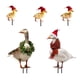 thumbnail image 5 of 5 Estatuas De Pato Navide?o De Hierro Para Jardín Para Patio Estilo Granja B, 5 of 5