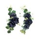 thumbnail image 3 of 2 Piezas Berizos De Flores Artificiales Garlands Florales Para La Puerta Delantera Para Centros De Mesa Negro, 3 of 5
