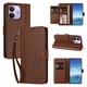 thumbnail image 2 of Funda Cartera Trébol para Xiaomi Redmi Note 17 Pro 5G con Ranuras Tarjetas y Carga Inalámbrica Marrón, 2 of 6