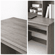 thumbnail image 5 of Escritorio Multifuncional Home Office 120×45 cm Gris Módulo Superior y Cajones, 5 of 6