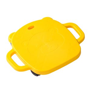 Ioensy - Patinete Deportivo Con Asas, Patinete Sentado Para Gimnasio, Actividades Al Aire Libre, Amarillo