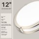 thumbnail image 2 of Lampara Techo LED DYMOND 12 4000K 1200lm Naquel Regulable, 2 of 3