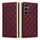 thumbnail image 1 of Funda Tipo Cartera Acolchada con Correa para Samsung Galaxy S25 PlusRojo, 1 of 6