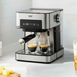 Raf - Maquina Café Espresso Capuccino Espumador De Leche Antigoteo 1.5 Litros