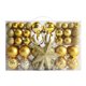 thumbnail image 2 of Bolas De Navidad Colgantes Bolas De Decoración Colgante Para Exteriores 101 Piezas De Oro, 2 of 5