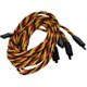 thumbnail image 2 of Cable de extensión servo BackbayRC 20 AWG retorcido de 75 cm, paquete de 5, 2 of 3