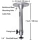 thumbnail image 4 of Soporte para miniproyector 2-Be-Best para pared de techo, ajustable 360°, 4 of 7