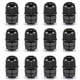 thumbnail image 1 of Prensaestopa QILIPSU 1/4" NPT impermeable IP68 de nylon, 12 piezas, 1 of 7