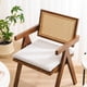 thumbnail image 2 of Xiao Hua Cojín Blanco Relleno de Esponja con Memoria -1 Pieza, 15.75 X 15.75 X 1.97 Pulgadas, Cojín Ergonómico, Soporte de Postura para Oficina a Largo Plazo, Decoración Moderna para el Hogar, 2 of 5