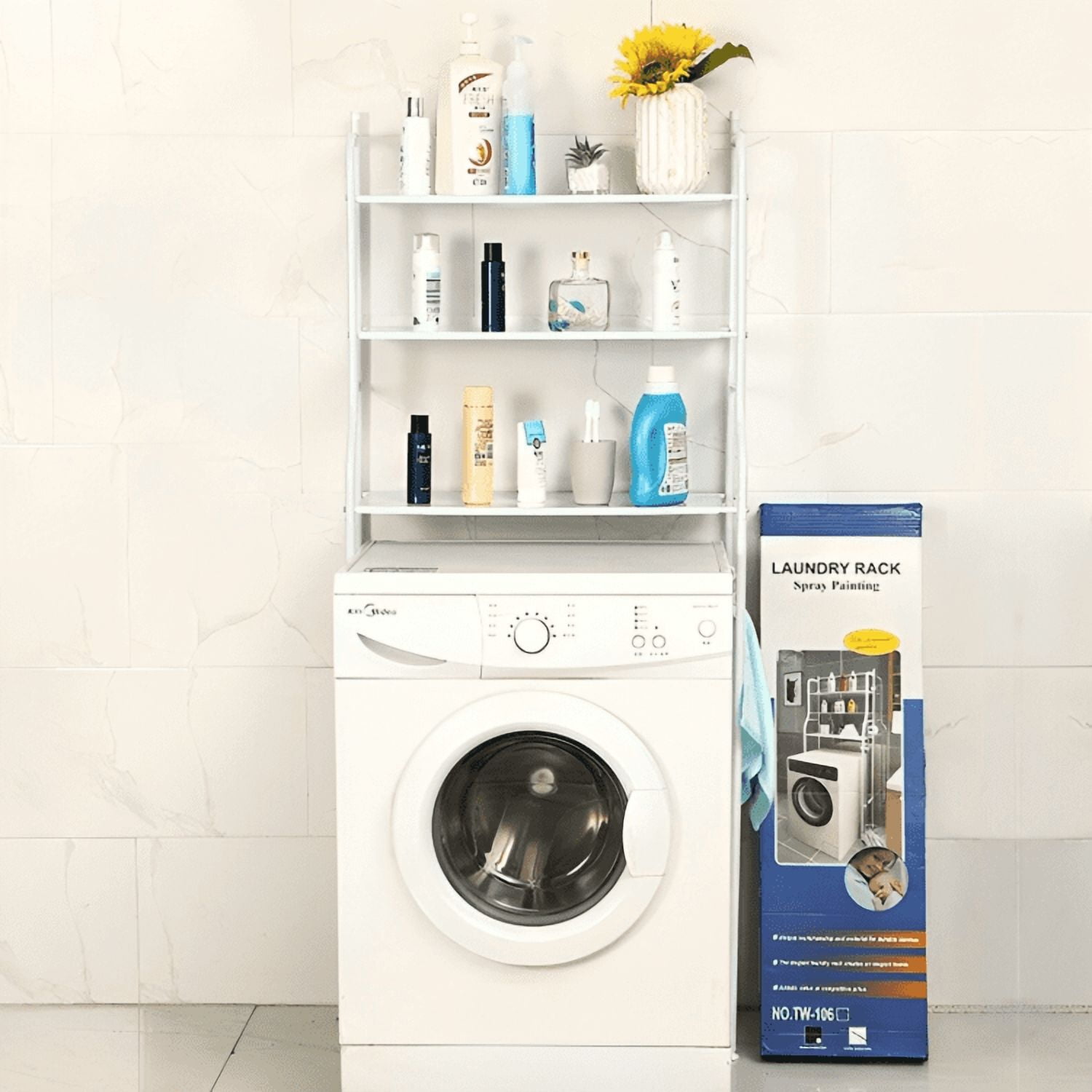 Sirena - Rack Organizador Lavadora Baño