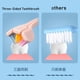 thumbnail image 3 of Pinzas de dientes de tres lados suaves Cacampanao de 2 piezas, pinzas de dientes de viaje para dientes completos y cuidado de encías, pinzas de dientes de 3 lados para autismo, limpieza integral y sin, 3 of 6