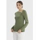 thumbnail image 2 of Polera Mujer Asimétrico Verde Olivo, 2 of 4