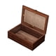 thumbnail image 2 of Caja De Almacenamiento De Madera Decorativa, Contenedor Versátil Rectangular Con Tapa De Vidrio L, 2 of 5