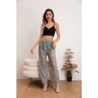 Likeshop - Pantalon Largo Encaje Salida De Baño Playa Piscina Verano 8345