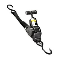 Ioensy - Correa De Amarre Con Trinquete Multifuncional De 3,3 Metros Para Asegurar Equipaje, Color Negro