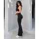 thumbnail image 2 of Conjunto Deportivo Mujer Peto y Calza Flare Cintura Alta Gym, 2 of 5