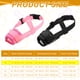 thumbnail image 2 of Bozal para Perros Uxcell, Bozal de Malla Suave Ajustable Anti Mordeduras Masticación Transpirable (2 Piezas, Negro, Rosa, M), 2 of 7