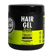 Gelatina Rolda Fijador Para Cabello Black Cubre Canas 500G