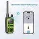 thumbnail image 5 of Baofeng UV 5R Mini Ham Radio Multi-Bandas Walkie Talkies Programación inalámbrica 999CH Banda de aire Radio de dos vías NOAA Policía que recibe verde (2pcs), 5 of 6