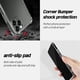 thumbnail image 2 of Funda con ranura para tarjeta para iPhone 12 Mini, protección de pantalla y cámara, parachoques a prueba de golpes, funda fina tipo billetera, 5.4 pulgadas, transparente, 2 of 7