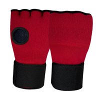 Ioensy - Guantes Interiores De Boxeo De Gel Para Entrenamiento De Boxeo Taekwondo Muay Thai Rojo Oscuro
