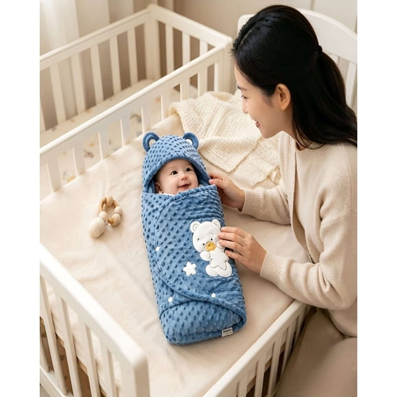 Saco Para Bebe Diseño De Osito Tipo Sobre 0-3 Meses