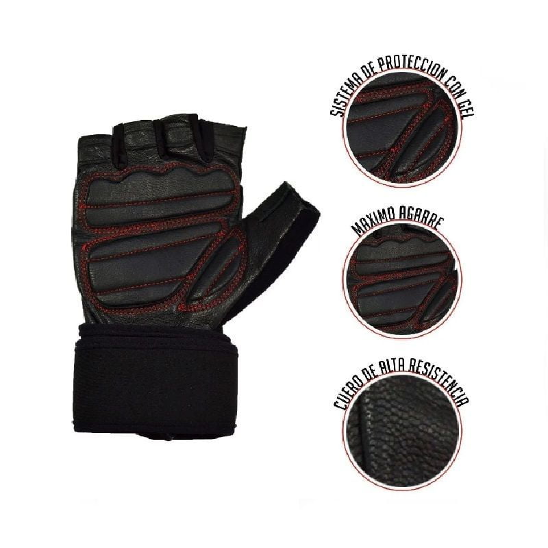 K6 Fitness - Guante Fitness K6 Ice Border Par