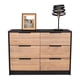 thumbnail image 5 of Mueble Cómoda 4 Cajones 2 Puertas Kaia Wengue Y Miel 77x107x41 Cm, 5 of 17