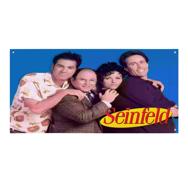 Seinfeld Fondo Temático Pancarta Suministros de Decoración para Fiesta de Cumpleaños, Decoración de Fondo de Fiesta Personalizado,150x90cm