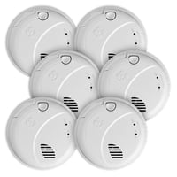 Detector De Humo Y Monóxido De Carbono First Alert Smco100V-Ac, Paquete De 6