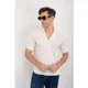 thumbnail image 3 of Camisa Hombre Hilo Algodon Verano Calidad Premium Diseño Cuadros 7223, 3 of 4