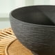 thumbnail image 4 of Macetero Plastico Semi Esfera Premium Diseño a Rayas M negro, 4 of 7