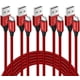 thumbnail image 1 of Cable de carga USB-A a USB-C, paquete de 5 unidades para iPhone Samsung, 1 of 8