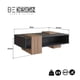 thumbnail image 3 of Mesa De Centro B93 Negro Castaño Moveli, 3 of 3