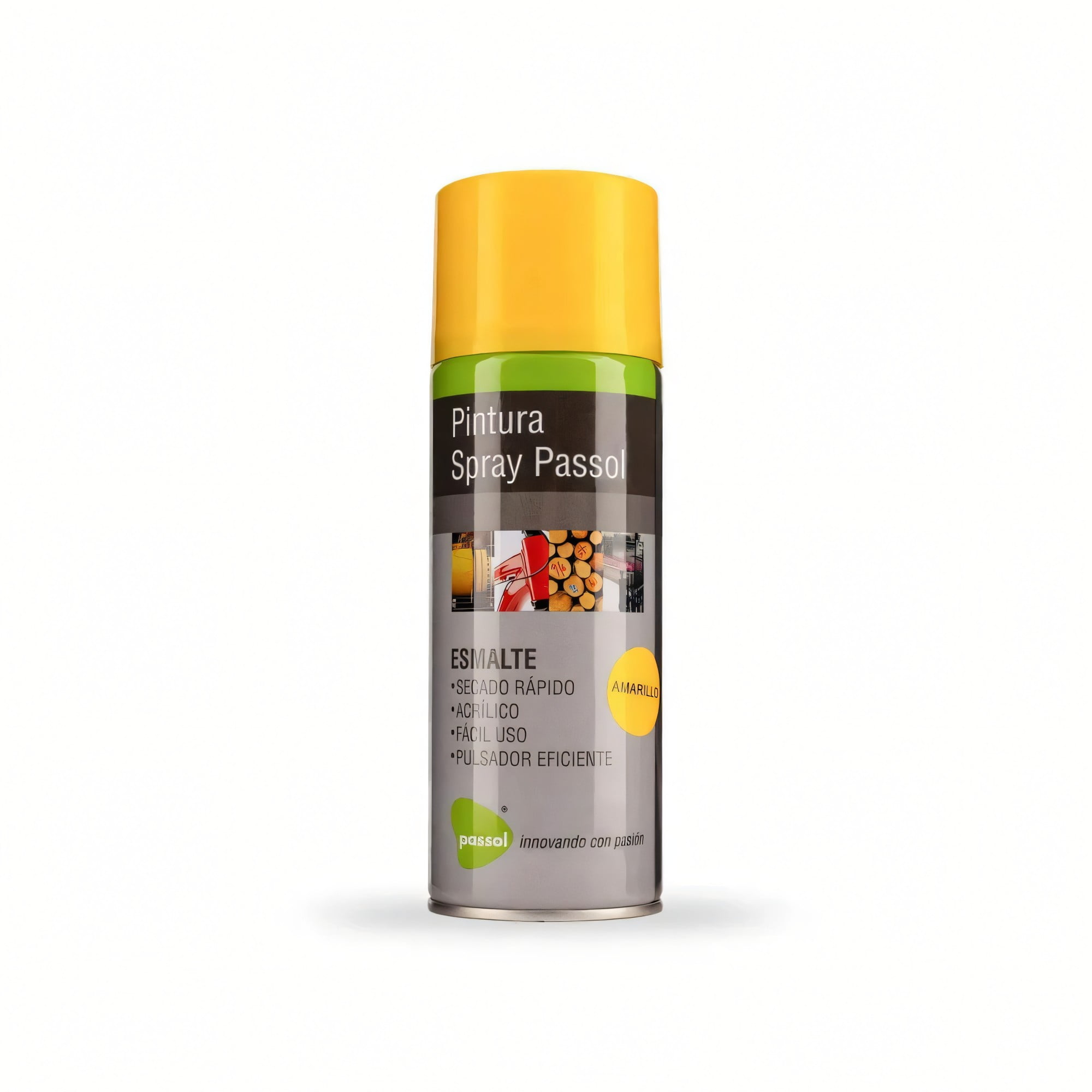 Pintura En Spray Secado Rápido Amarillo 400ml - Passol