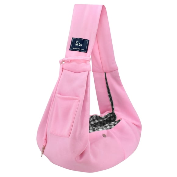 Portabicicletas para mascotas Cuby, reversible, para perros y gatos, color rosa