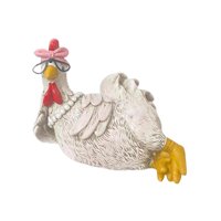 Magideal - Estatua De Pollo De Buenos Días, Escultura De Pollo, Artesanías Finas, Coleccionables, Adorno De Escritorio, Estatuilla De Resina Para Entrada Al Pati Gallina
