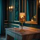thumbnail image 5 of Portavelas Decozen con marco de cristal y acabado dorado, 5 of 9