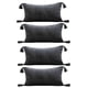 thumbnail image 1 of Pack De 4 Fundas De Cojin Chenille Con Borlas 30x50 Gris, 1 of 4