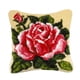 thumbnail image 5 of Kits De Gancho De Pestillo Con Patrón De Flores, Funda De Almohada, Funda De Cojín De 17x17 Pulgadas, Flor 5, 5 of 5