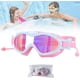 thumbnail image 3 of Gafas natación niños con tapones antivaho para ducha antigoteo juvenil, 3 of 7