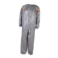 Ioensy - Fitness Sauna Suit Mujeres Hombres Quick Sweat Sweat Suit Para Ejercicio Xl Silver