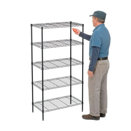 Estante Epoxico 60X35X150 Cm. Acero 5 Bandejas Cap. 150 Kg.