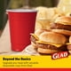thumbnail image 4 of Vasos desechables de plástico Glad Everyday, 16 oz, rojos, 100 unidades, 4 of 6